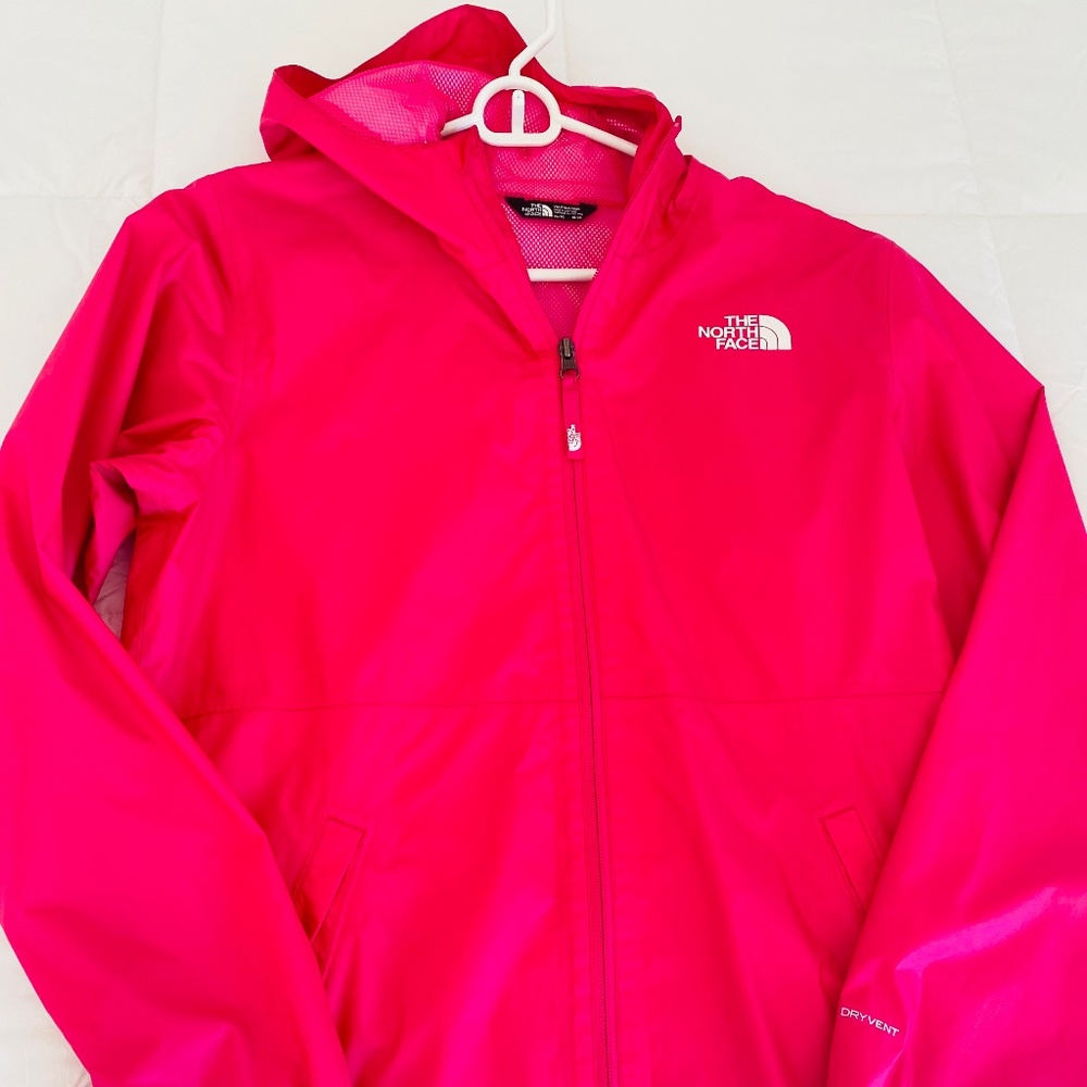 The North Face Girls XL Dryvent Pink Raincoat